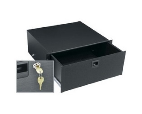 MIDDLE ATLANTIC PRODUCTS  TD4LK   Drawer, 4 RU, Textured, w/Lock