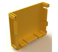 ORTRONICS  MMFECS8X4-Y   Mighty Mo Fiber Raceway, End Cap Blank, 8