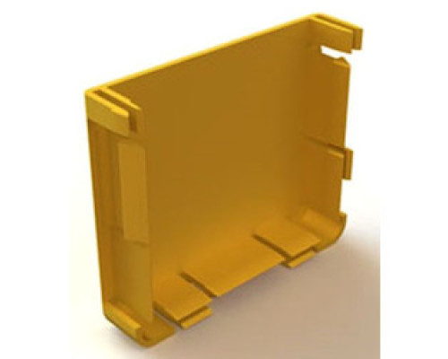ORTRONICS  MMFECS8X4-Y   Mighty Mo Fiber Raceway, End Cap Blank, 8