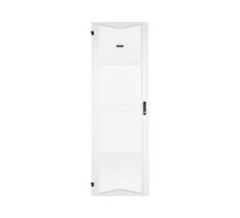 PANDUIT  XG-DRSH842W   Single Hinged Door for use with 800mm Wide, 42RU FlexFusion Cabinet. Door Includes mech key lock. Door can accept 3 Digit Combo Lock, SmartZone G5 Security Handle, HID or HID/Keypad w/Humidity Sensor. Door has 80% Open perf. Whit