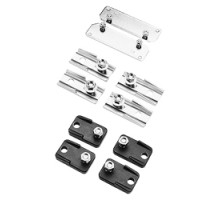 HOFFMAN ENCLOSURES INC DMFK2  Mounting Foot Kit Qty 2 , Size/Dims: fit IS/GSC Boxes, Material/Finish: Steel/paint ex2