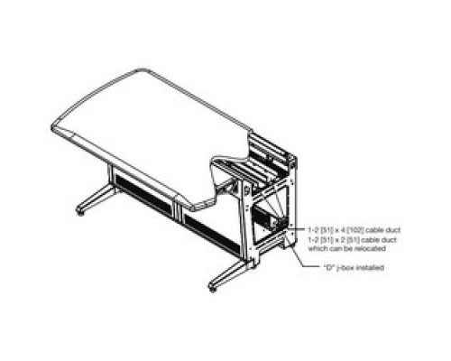 MIDDLE ATLANTIC PRODUCTS  VC-4819-DT34  VC-4819-DT34  Monitoring Console System, Flexible, Scalable, 4-Door, 5-Monitor Mount, 34