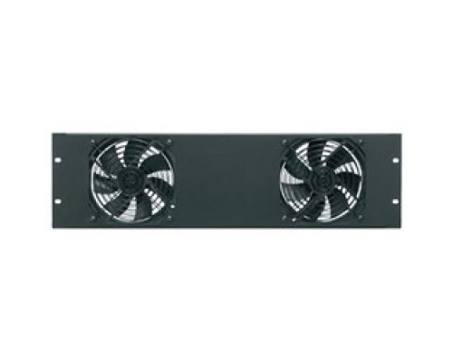 MIDDLE ATLANTIC PRODUCTS  FANPNL-2DC   Essex Fan Panel, 138 CFM, 3 RU fan panel includes 2, quiet, energy-efficient DC fans
