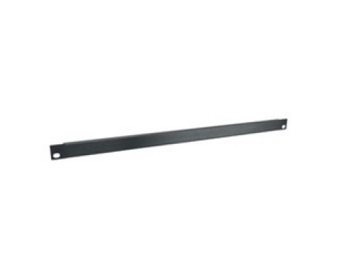MIDDLE ATLANTIC PRODUCTS  BL1/2   P5512 1/2 Space Flanged Aluminum Blank Panel, 1/2 RU, 19 Inch Width x 0.518 Inch Depth x 0.875 Inch Height, Aluminum, Black Brushed and Anodized