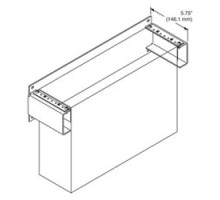 CHATSWORTH PRODUCTS CPI  11583-719  Flush-Mounted Wall Bracket; 19