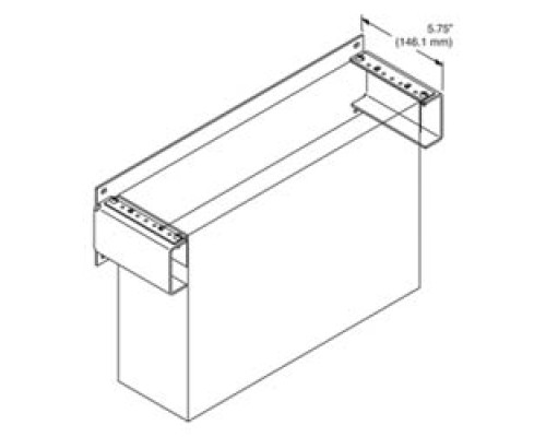 CHATSWORTH PRODUCTS CPI  11583-719  Flush-Mounted Wall Bracket; 19