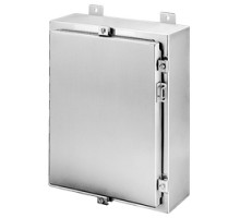 HOFFMAN ENCLOSURES INC  A36H3008SSLP   Wall-Mount Type 4X Enclosure, Size/Dims: 36.00x30.00x8.00, Material/Finish: SS Type 304