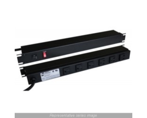 HAMMOND MANUFACTURING CO  1583H12A1BKX   19IN RACK MOUNT, SWITCH, 6 CRD