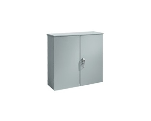 HOFFMAN ENCLOSURES INC  A404014CTDP   Hinged Double-Door with Three-Point Latch and Wood Panel