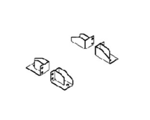 CHATSWORTH PRODUCTS CPI  11592-701  Rack Seismic Gusset Kit; Black