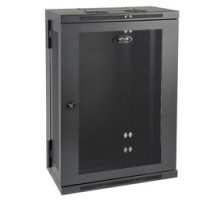 TRIPP LITE  SRW18US13  SRW18US13  Tripp Lite 18U Low-Profile Wall-Mount Rack Enclosure Cabinet, Double Hinge, Removable Side Panels, 36H x 24W x 13D