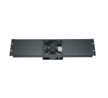 MIDDLE ATLANTIC PRODUCTS  QFP-1-119   Fan Panel, 50 CFM, Anodized, 220V, 3 space panel includes fan and grill, rated 1.4 m3/min at < 30 dBA