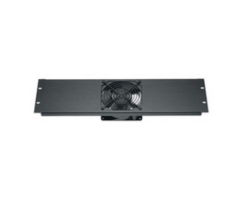 MIDDLE ATLANTIC PRODUCTS  QFP-1-119   Fan Panel, 50 CFM, Anodized, 220V, 3 space panel includes fan and grill, rated 1.4 m3/min at < 30 dBA