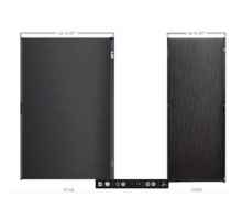 UPSITE TECHNOLOGIES  10164-LG   Designed for 48-50U cabinets, the AisleLok Adjustable Rack Gap Panel is an ideal solution for closing off gaps between racks