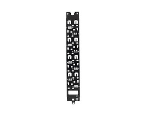 PANDUIT  XG-VCM48B   Vertical Cable Manager Panel for FlexFusion 48RU Cabinet. Tool-less panel for cable management. Accepts D-Rings; S1DR, S2DR and L-Rings; S1LR, S2LR. Black