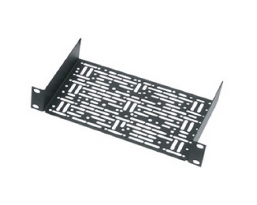 MIDDLE ATLANTIC PRODUCTS  HR-UMS1-5.5   1 Space Mount Shelf, 1 RU, 10.4 Inch Width x 5.5 Inch Depth x 1.75 Inch Height, Steel, Black Powder Coat