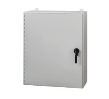 HOFFMAN ENCLOSURES INC  A24H24BLP3PT   Wall Mount Type 4 Encl w 3pt, Size/Dims: 24.00 x24.00 x8.00, Material: Steel, Finish: Gray