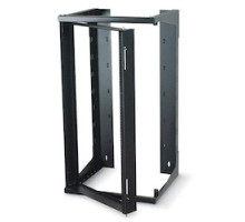 BLACK BOX NETWORK SERVICES  RM080A-R3   Wallmount Rack - 25U, 12-24, Tapped Rails Holes, 75-lb. Capacity