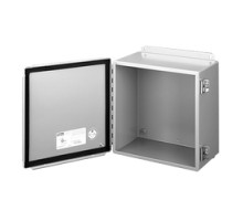 HOFFMAN ENCLOSURES INC  A10108CH   Continuous Hinge w Clamps 12, Size/Dims: 10.00x10.00X8.00, Material: Mild Steel, Finish: Gray