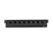 LEVITON  491RU-HFO   Cable Management Duct, Slotted, Horizontal, Rack Mount, 1RU, 1.5