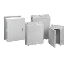 HOFFMAN ENCLOSURES INC  A24H2416GQRLP   Wall-Mount Type 4X Enclosure, Size/Dims: 24.19x24.19x16.00, Material/Finish: Fiberglass