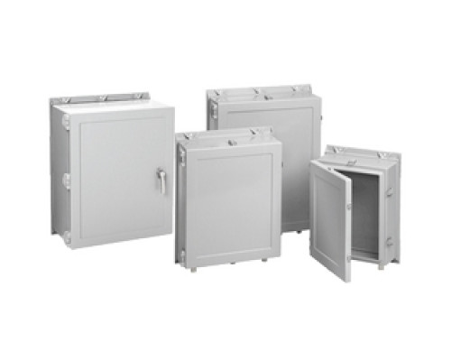 HOFFMAN ENCLOSURES INC  A24H2416GQRLP   Wall-Mount Type 4X Enclosure, Size/Dims: 24.19x24.19x16.00, Material/Finish: Fiberglass