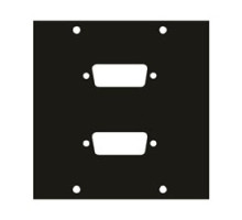 MIDDLE ATLANTIC PRODUCTS  2DB15   UCP Module, Two DB15 Punchouts