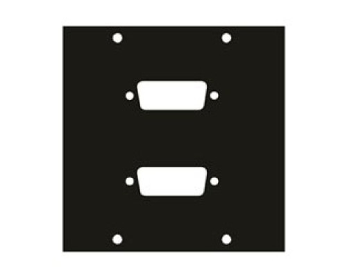 MIDDLE ATLANTIC PRODUCTS  2DB15   UCP Module, Two DB15 Punchouts