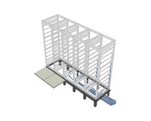 MIDDLE ATLANTIC PRODUCTS  RIB-1-BGR-27   Riser Base, 1 Bay, 27