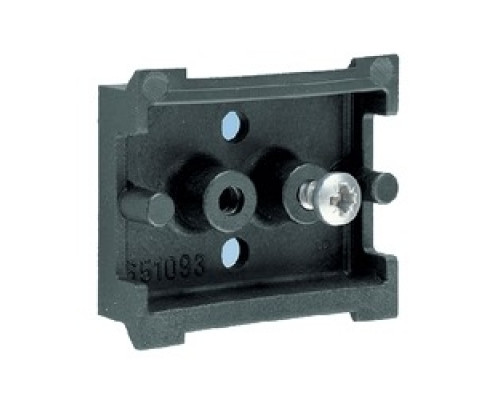 HOFFMAN ENCLOSURES INC  ADIN3PA42   Din 3 adhesize Mt 42mm Qty 5, Size/Dims: 0.47x1.65x1.42, Material: Plastic, Finish: Black