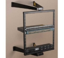 TRIPP LITE  SRWO12US   Tripp Lite 12U Flat-Pack Low-Profile Wall-Mount Pivoting 2-Post Open Frame Rack, 31H x 20W x 20D