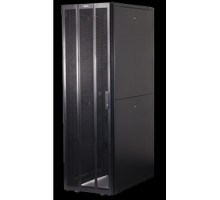 ORTRONICS  QC422442  OR-QC422442  Q-Series Network Cabinet, 42U x 600mm Wide X 1060mm Depth, With Side Panels and Casters, Black