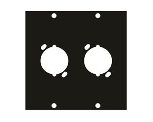 MIDDLE ATLANTIC PRODUCTS  UNIV2   UCP Module, Two XLR Female Punchouts