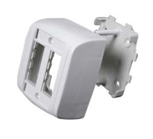 WIREMOLD  PBB4TJFW   Nonmetallic four tracjack bezel box pbb Fog White