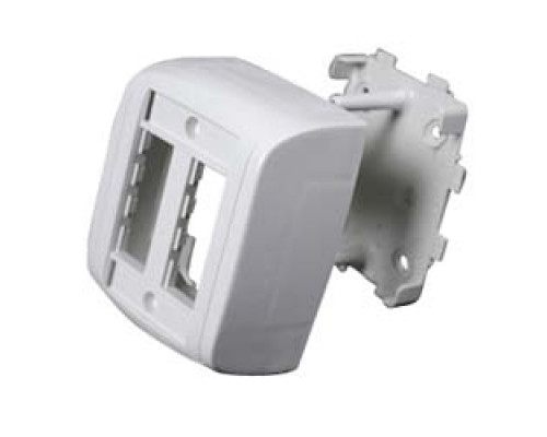 WIREMOLD  PBB4TJFW   Nonmetallic four tracjack bezel box pbb Fog White