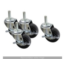 HAMMOND MANUFACTURING CO RRLDCASTER  LIGHT DUTY CASTERS SET OF 4