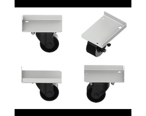 HOFFMAN ENCLOSURES INC  P2ACK   ProLine G2 Caster Kit, Lt Gray, Polyamide/Steel