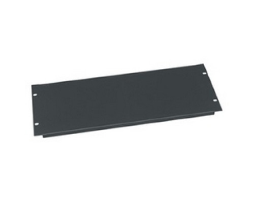 MIDDLE ATLANTIC PRODUCTS  PBL-4   Blank Panel, 4 RU, Aluminum, Flanged