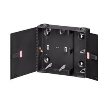 LEVITON 5WMED-4C  Sdx Medium Wall-Mount Patch And Splice Enclosure, Empty, Accepts Four Sdx Adapter Plates, Splice Modules, Or Mtp Cassettes, Up To 96F Termination Using Lc .