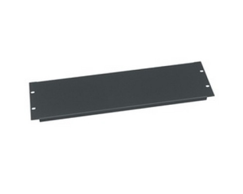 MIDDLE ATLANTIC PRODUCTS  PBL-3   Blank Panel, 3 RU, Aluminum, Flanged