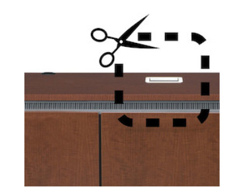 MIDDLE ATLANTIC PRODUCTS  CUT-AMHP600   Cutout for AMX HP600