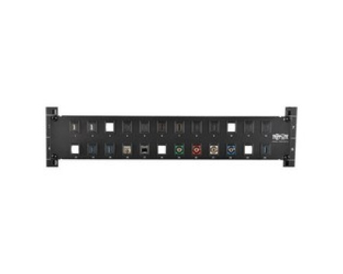 TRIPP LITE  N062-024-KJ   24-Port Keystone Blank Patch Panel RJ45 USB HDMI Cat5/6 2URM