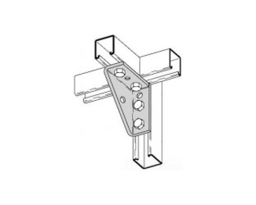 B-LINE  B844HDG  78101157499  UNIVERSAL SHELF BRACKET    HOT DIPPED GALVANIZED