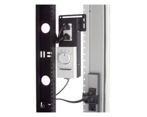 GREAT LAKES DATA RACKS  FTC101   Fan Thermostat Controller, 15 amp duplex outlets, 50 to 90 degrees F