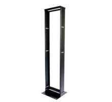 COMMSCOPE ENTERPRISE SOLUTIONS 760090167 RK12-52S 12 in 305 mm Channel x 8ft 2438 mm H - 19 in 482.6 mm Steel Equipment Rack 52U 3/8 Sq Punch, Black