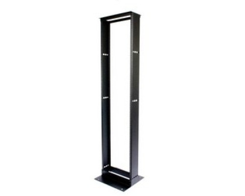 COMMSCOPE ENTERPRISE SOLUTIONS 760082511 RK12-45A 12 in 305 mm Channel x 7ft 2134 mm H - 19 in 482.6 mm AI Equipment Rack 45U 12-24 Tapped Rails, Black