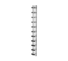 ORTRONICS  MM20VML704-B  OR-MM20VML704-B  Mighty Mo 20 Vertical Manager with Latches, 4