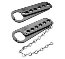 HOFFMAN ENCLOSURES INC  ASL6C   Safety Lockout/Chain, Material/Finish: Steel/Red