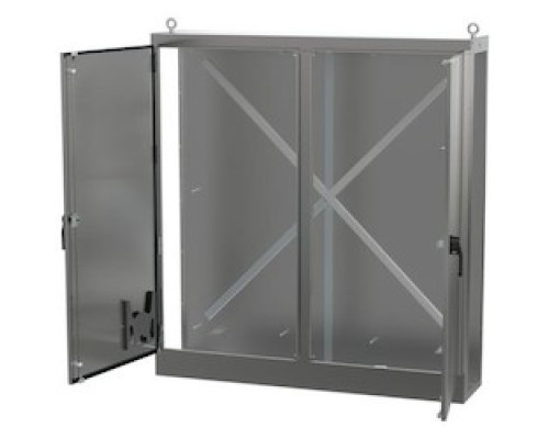 HOFFMAN ENCLOSURES INC  AU72X7818BSSLP   UNIVERSAL FREESTAND, 2 DOOR BOTH SIDES OPEN STAINLESS STEEL