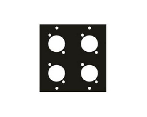 MIDDLE ATLANTIC PRODUCTS  CANARE4   UCP Module, Four Canare Punchouts